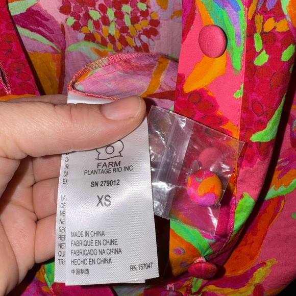 Farm Rio Multicolor Floral Romper - Picture 8 of 11